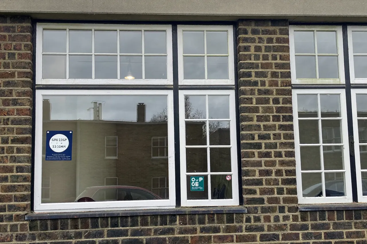 White uPVC casement windows on the front of a brick semi-detached house